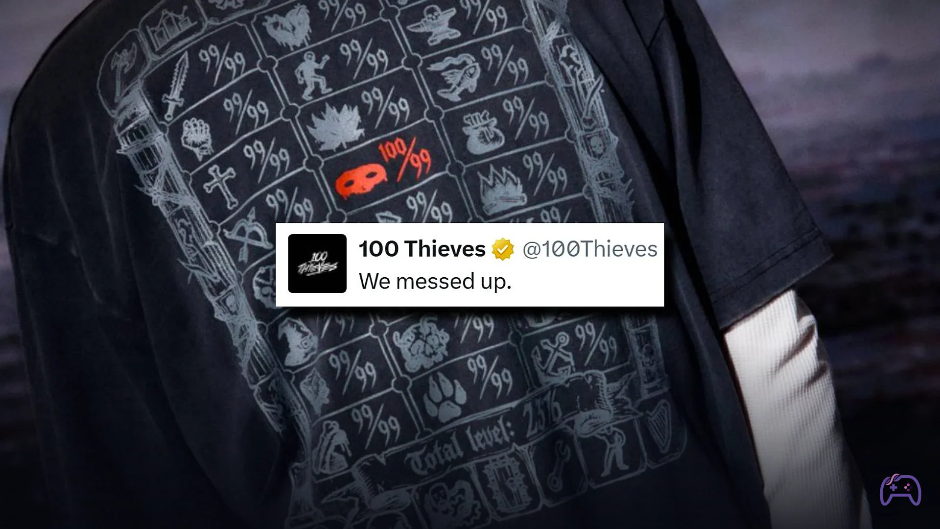 100 Thieves признала ошибку: в мерчу RuneScape нашли нейросеть