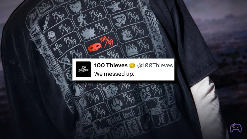 100 Thieves признала ошибку: в мерчу RuneScape нашли нейросеть