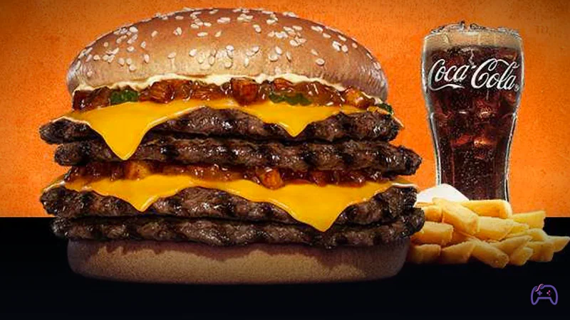 Burger King запустил челлендж на поедание четырёхслойных бургеров в Японии