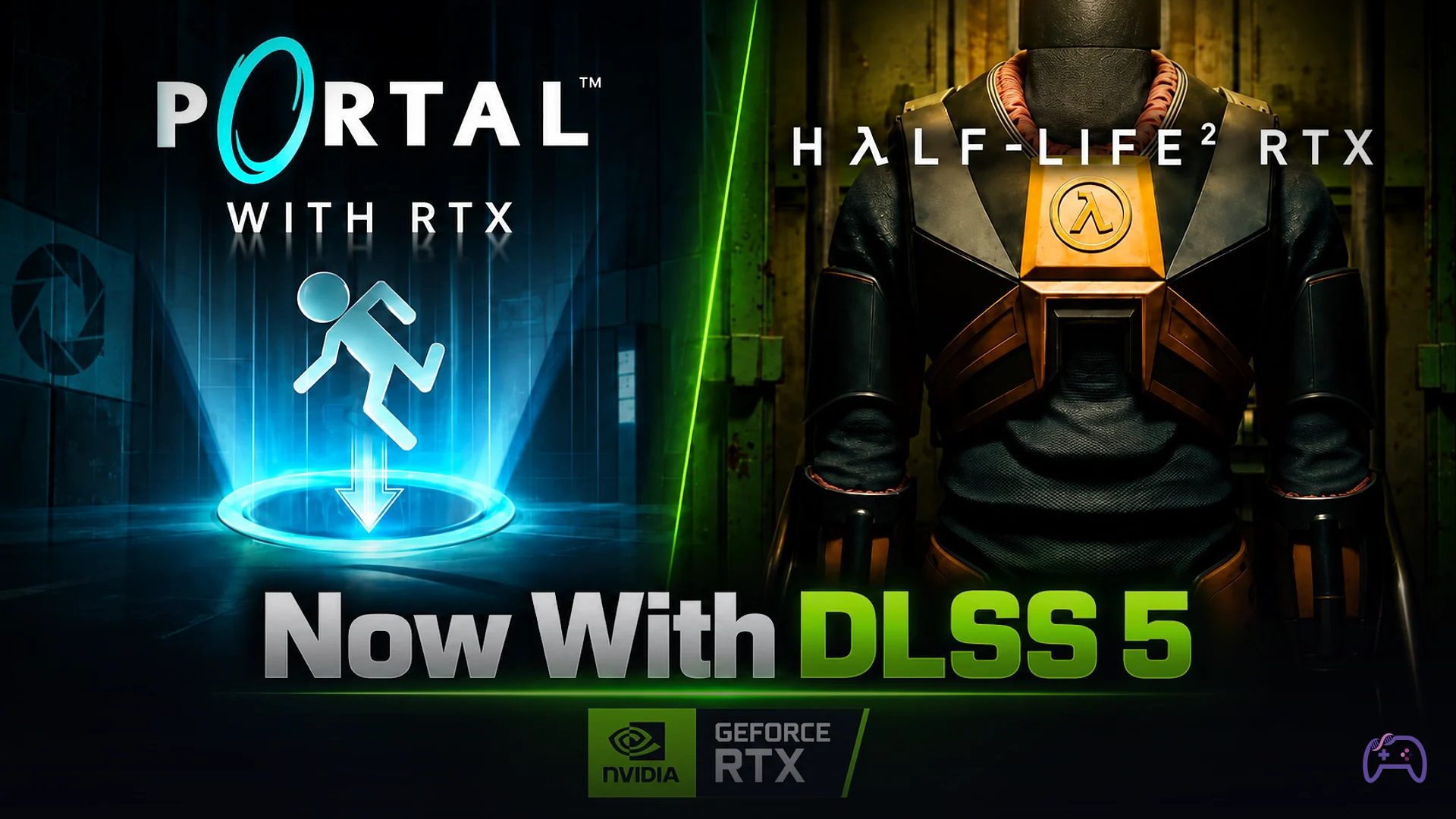 DLSS 5 с нейронной обработкой пришла в Portal и Half-Life 2 на RTX