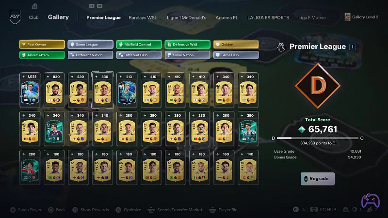 Гайд по S-tier и A-tier наборам в FUT Gallery FC 27 (неделя 1)