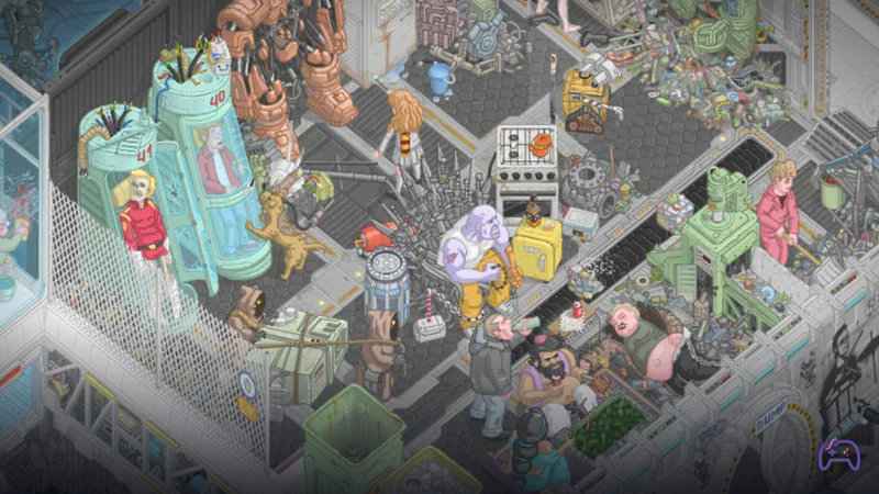 Floor796: браузер-игра где найти супергероев и мемы среди космической станции