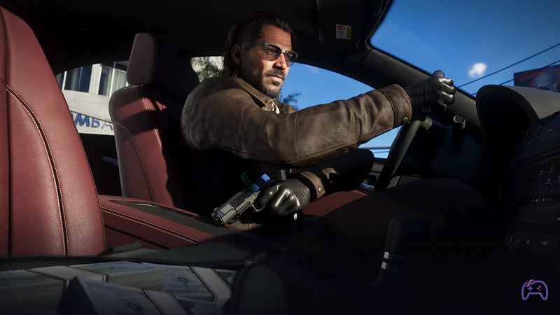 GTA 6 показала водителей, которые борются за машины, и систему отслеживания авто
