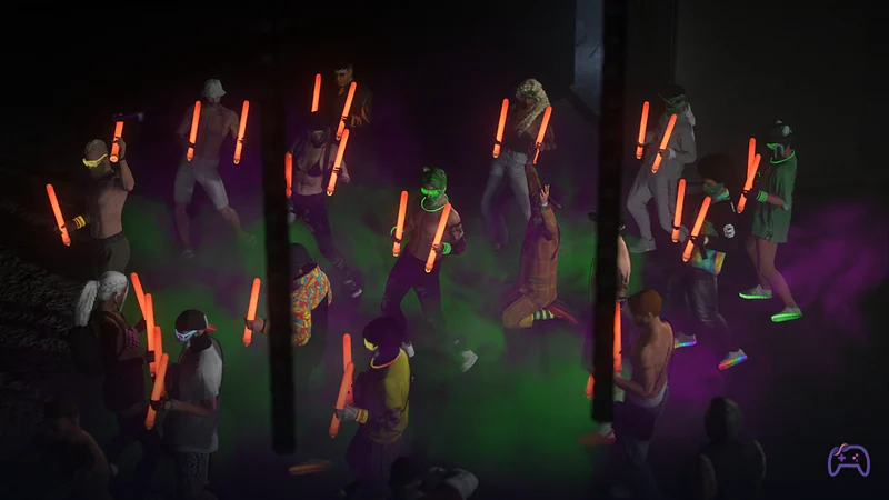 В GTA Online устроили подпольный рейв на 96 человек с DJ, фотографами и самодельным наркотиком