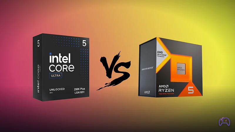 Intel Core Ultra 5 250K Plus vs AMD Ryzen 5 7600X3D: кто быстрее в играх