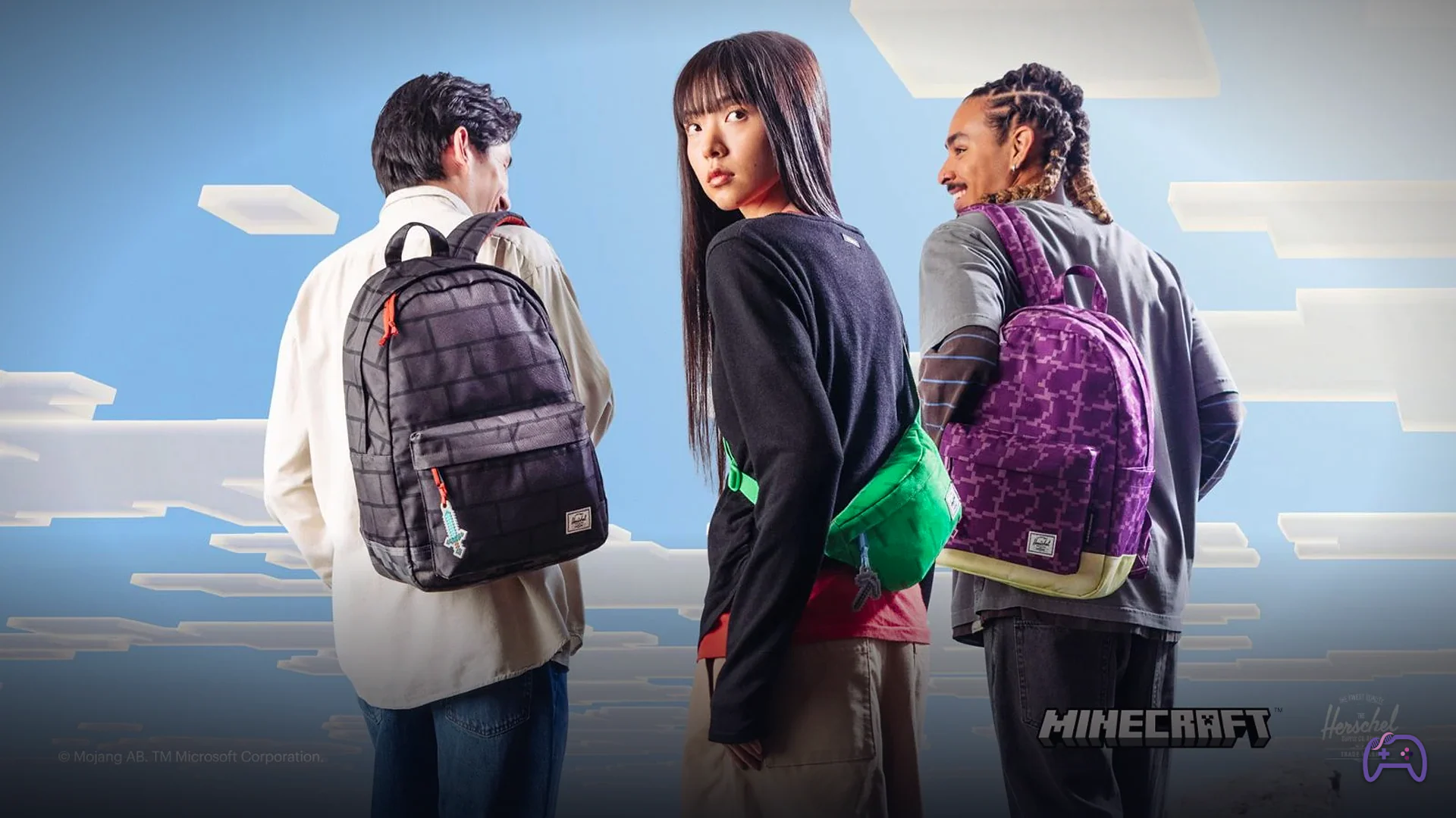 Minecraft и Herschel запустили коллабораци с сумками и апгрейдом инвентаря