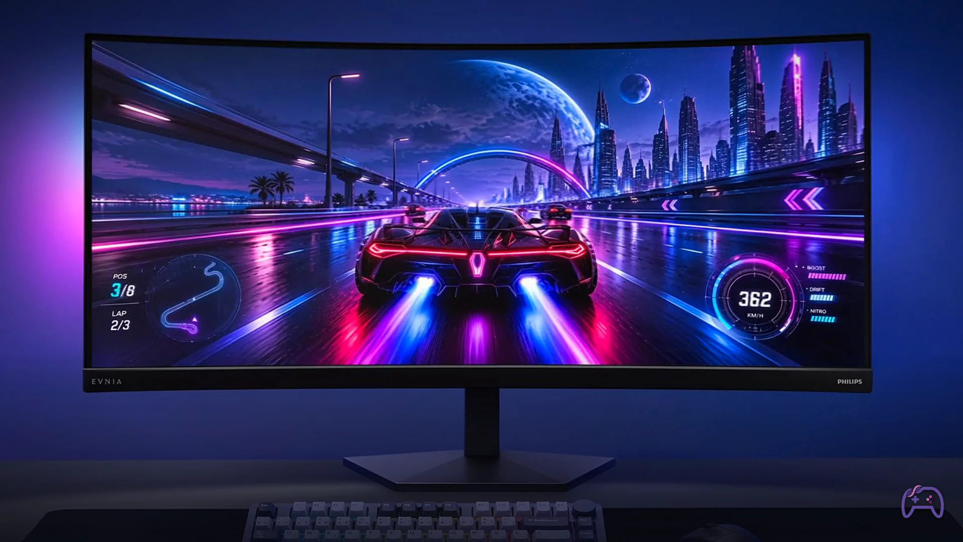 Philips выпустила первый в мире монитор 36 дюймов с частотой 260 Hz