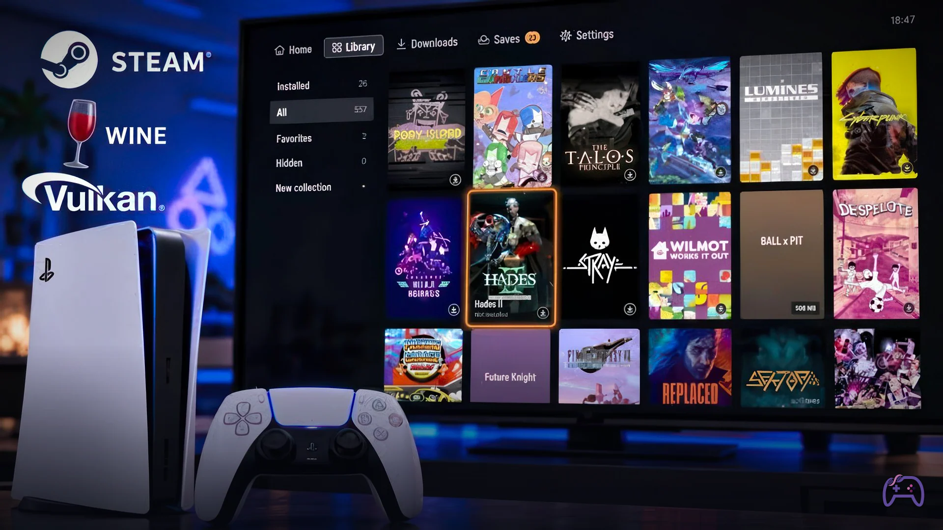 Playden превратила взломанную PS5 в Steam-машину для Windows-игр
