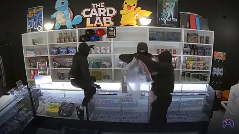 Команда грабителей украла карточки Pokémon на 15 тысяч долларов за 39 секунд
