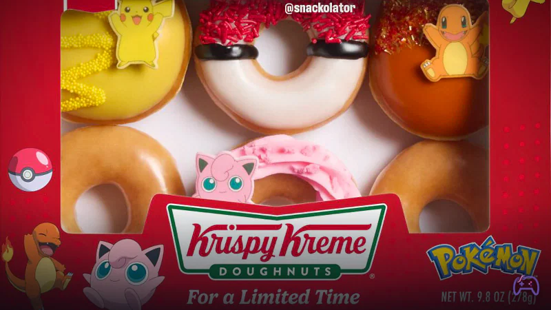 Пончики Pokemon для Krispy Kreme слили за неделю до релиза