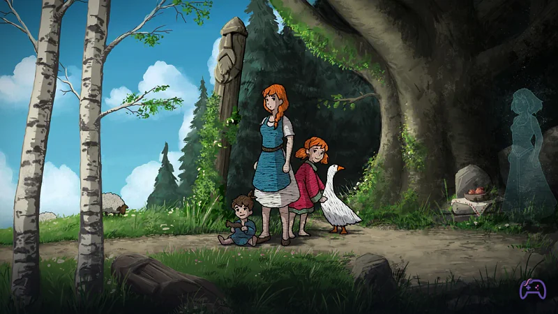 Scarlet Deer Inn: платформер с вышивкой и страшной подоплёкой уже на Steam