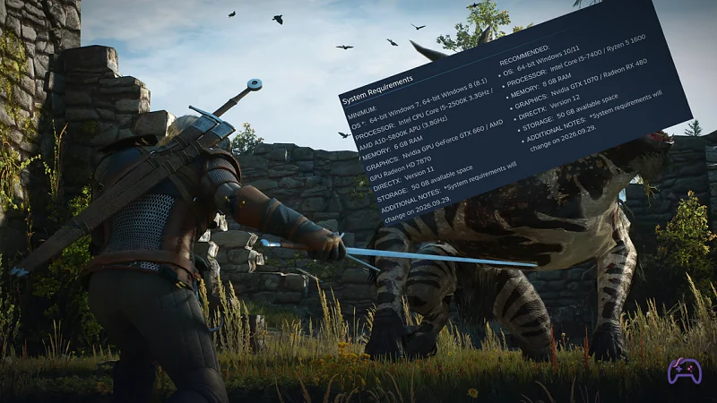 CD Projekt опубликовала системные требования Witcher 3 Remastered с трассировкой лучей