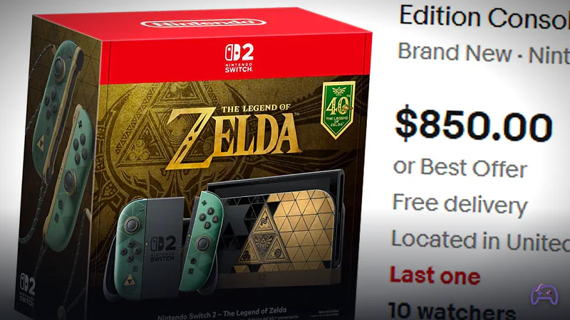 Nintendo Switch 2 в стиле Zelda разметали со складов за минуты