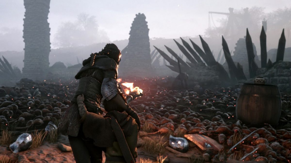 A Plague Tale: Innocence • Слабый огонь в руках против чумы