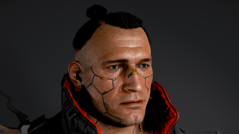 Были показаны модели персонажей из Cyberpunk 2077